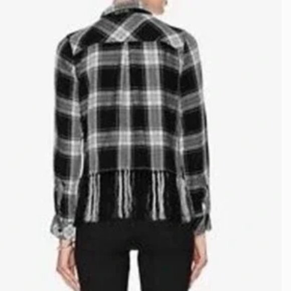 Rails plaid fringe button up - Picture 2 of 6